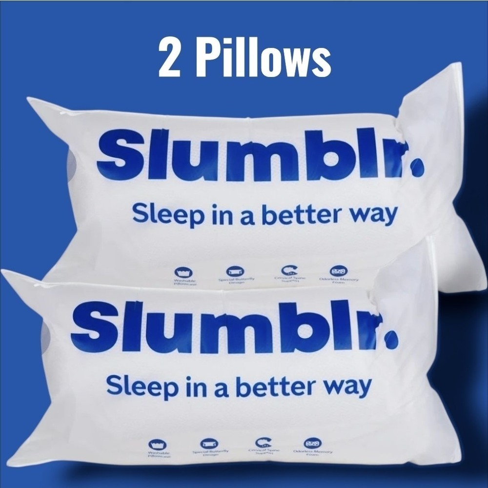 Contour 2 Slumblrrelief Pillow Best Memory‎ Foam Neck Pillow for Better Sleep